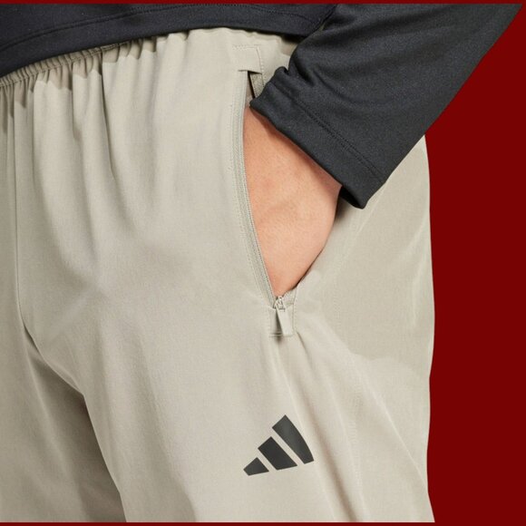 Adidas - Men's Mid-Rise Workout Pant - Light Green - Small - Picture 14 of 16